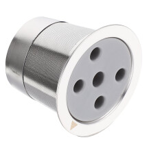Koffiepads, koffiefilters en kopjes van roestvrij staal (1 set)