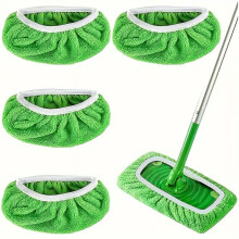 4-pakning dampmoppkluter for flatmopper, 30 x 15 cm