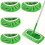 4-pak dampmoppeklude til flade mopper, 30x15 cm 1