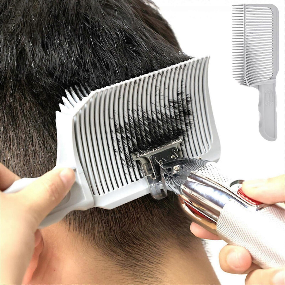 Unisex Scissor Clipper Over Comb Hair Cutting Tool, Fade Combs, Curved Barber Comb, Compatible With All Scissors