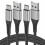 Καλώδιο USB-A σε USB-C, 3FT, πλεγμένο καλώδιο γρήγορης φόρτισης 2 τεμαχίων συμβατό με 1