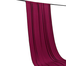BalsaCircle 5x14 feet Burgundy 4-Way Stretch Spandex Divider Backdrop Curtain Home Decorations