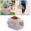 Πλαστικό κρεβάτι για γάτες και σκύλους, σκληρό, αεριζόμενο κλουβί για γάτες με 1