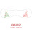 Adesivos de Natal com rosto de Papai Noel e rena (1 unidade) 1