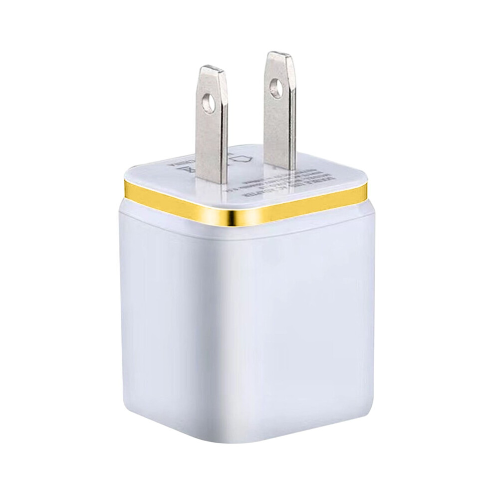 Usb Wall Charger, Cube Charger 2 Port Charging Box 2.1A/5V Home Travel Charger Plug Usb Power Adapter Charging Station Base 9405492916883