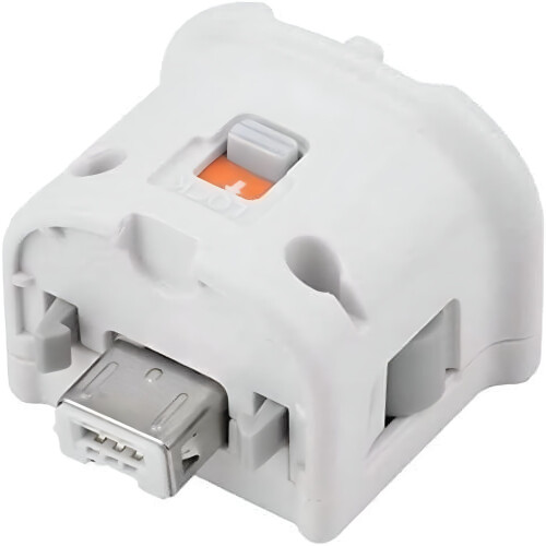 Adaptateur Motion Plus pour télécommande d'origine (lot de 2) (blanc) 2