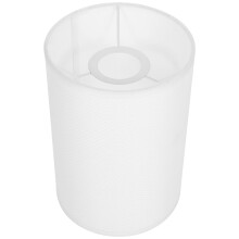 Abat-jour tambour pour lampe de table, lampe de table, tissu blanc résistant aux déchirures, salon, 1 pièce