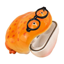 Custodia per auricolari a forma di rana brutta, animali creativi, morbida, antigraffio, regalo unico