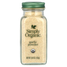 Simply Organic, Fokhagyma Por, 3,64 oz (103 g)
