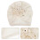 2Pièces Bonnets Bébé Beige Polyester Fleurs, Et Décoratif 11