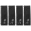 4Pièces Multi-Usage Raquette Badminton Noir En Velours Résistant 6