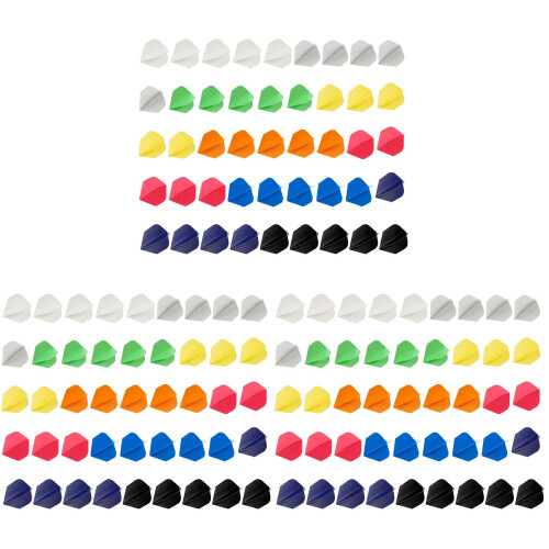 3Ensembles Ailes Solides Multicolores Pour Jeu De Fléchettes Sport 2