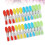 FRCOLOR24 τεμάχια αντιανεμικά πλαστικά μανταλάκια με αντιολισθητική λαβή για 8