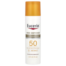 Eucerin, Ochrona wieku, Lekka krem do opalania twarzy, SPF 50, Bez woni, 2,5 fl oz (75 ml)