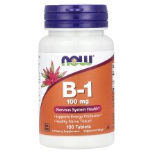Vitamin B-1 Thiamine, 100mg - 100 tablets