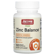 Jarrow Formuly, Vegan Zinc Balance, 100 Veggie kapslí