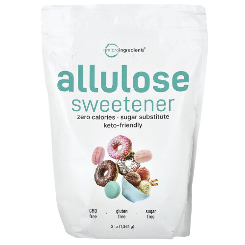 Micro Ingredients, Dolcificante Allulosa, 3 libbre (1,361 g)