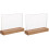 2Pièces Présentoir Transparent Pour Carte Décorative 2