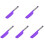5Pièces Spatules De Cuisine Silicone Violet Pour 3
