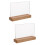 2Pièces Présentoir Transparent Pour Carte Décorative 6