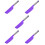 5Pièces Spatules De Cuisine Silicone Violet Pour 9