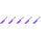 5Pièces Spatules De Cuisine Silicone Violet Pour 10