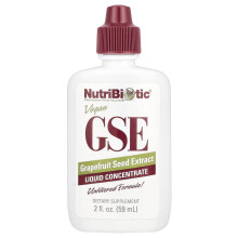NutriBiotic, Vegán GSE Grapefruit Vércsap, Folyékony Koncentrátum, 100 mg, 2 fl oz (59 ml)