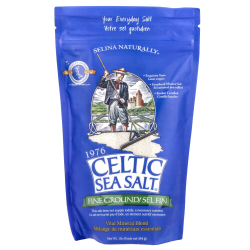 Celtic Sea Salt, Φινοπολυμερισμένο, Βιταλική Μοριακή Μίξη, 1 lb (454 g)