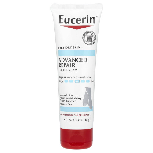 Eucerin Eucerin, Προηγμένη Αποκατάσταση Πόδιου Κρέμας, Μη Αρωματισμένη, 3 oz (85 g)