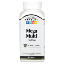 21st Century, Μ Mega Πολυβιταμίνη για Άνδρες, 90 Tablets