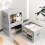 3-Pack Fabric Storage Bins with Lids, Clear Window & Handles 4