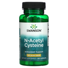 Swanson, N-Akseeli Sitsiini, Antioxidantti Tuki, 600 mg, 100 Kapselia