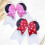 Fiocchi per capelli a pois con decorazioni di strass (4 pezzi) 8