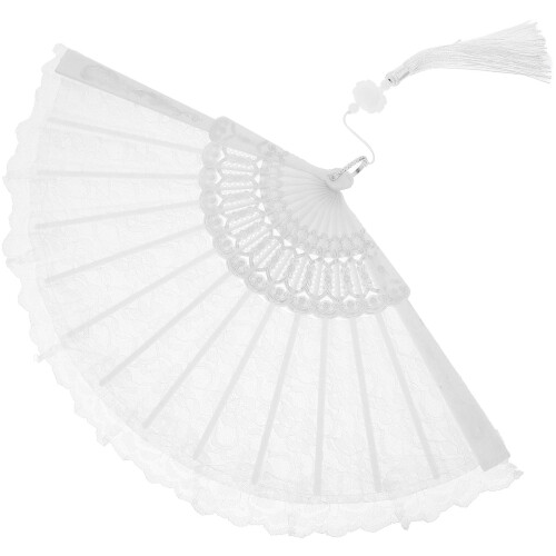 3Pièces Éventail De Danse Pliable Décor Ancien En 1