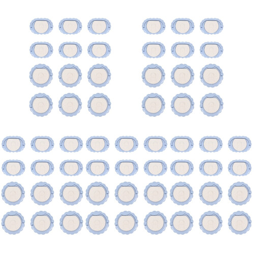 60Pcs ABS Sky- Valve Caps Protective Wheel Covers 2