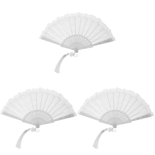 3Pièces Éventail De Danse Pliable Décor Ancien En 2