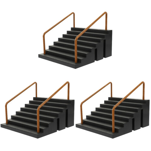 3St Plastic Skateboard Zwart Fingerboard Speelgoed 1