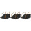 3St Plastic Skateboard Zwart Fingerboard Speelgoed 4
