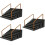3St Plastic Skateboard Zwart Fingerboard Speelgoed 7