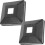 6Pièces Cache-Poteau Noir En Pour Balcon Escalier Durable 3