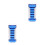 2Sets Portable Blue Vitamin Organizer 7 Day Case with 28 Compartments 3