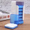 2Sets Portable Blue Vitamin Organizer 7 Day Case with 28 Compartments 10