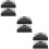 6Pièces Cache-Poteau Noir En Pour Balcon Escalier Durable 11