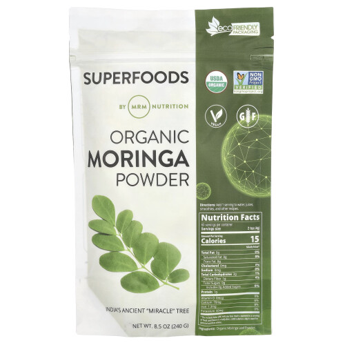 MRM Nutrition, Bio-Moringa-Pulver, 8,5 oz (240 g)