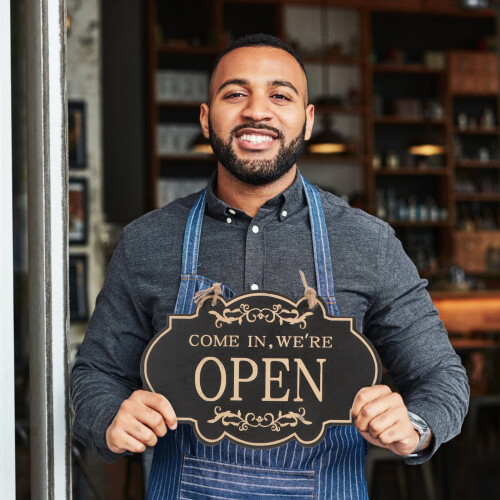 2 Count Door Open Closed Sign for Business Practical Unique 1