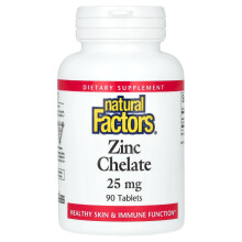 Natural Factors, Železité chelát, 25 mg, 90 tablet