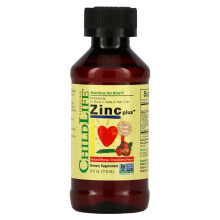 ChildLife Essentials, Essentials, Zinek Plus, Přírodní mango strawberry, 4 fl oz (118 ml)