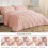 Full Size Comforter Set Rose Gold 7-Piece 5