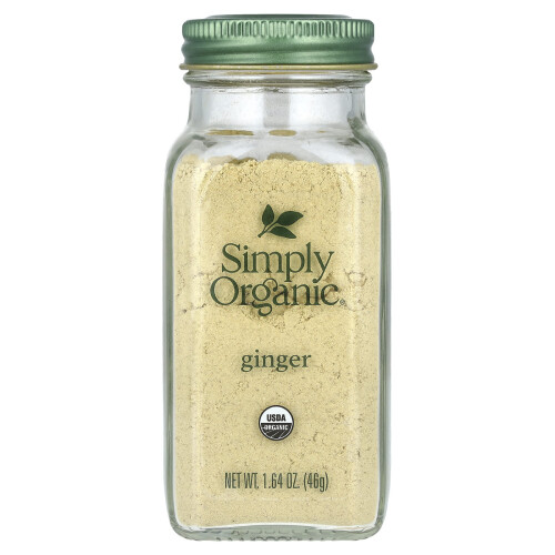 Simply Organic, Ginger, Zenzero, 1,64 oz (46 g)
