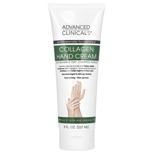 Advanced Clinicals, Collageen Handcrème,  8 fl oz (237 ml)